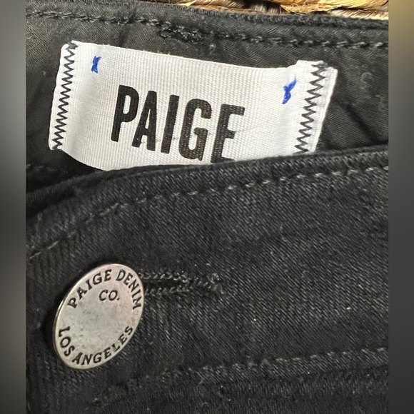 PAIGE Black Skyline Skinny Jeans, Size:28 - Picture 2 of 9